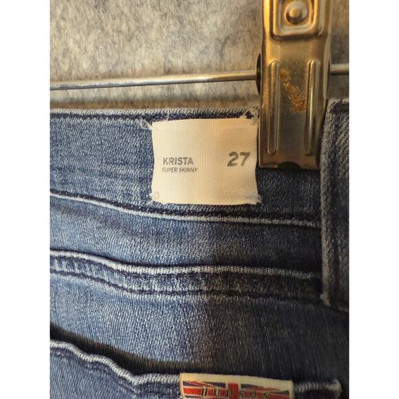 Hudson Womens Size 27 Krista Super Skinny Blue Jeans - Picture 5 of 7